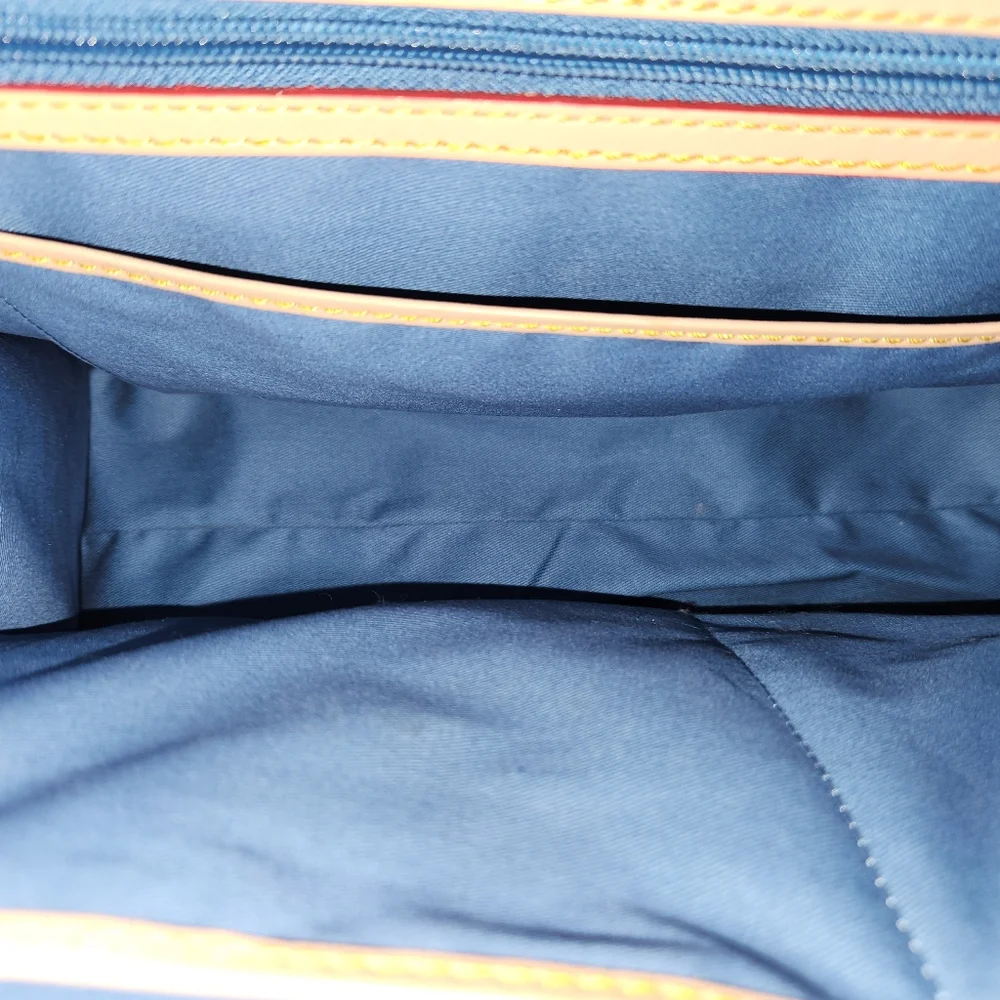 Dooney & Bourke Blue Patent Leather Tote Bag - Picture 9 of 10